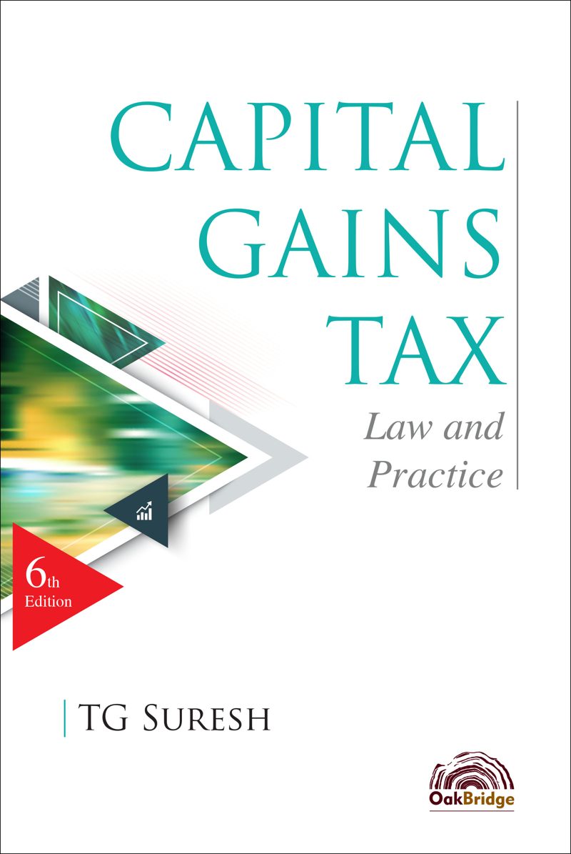Capital Gains Tax Law and Practice — book cover, by T G Suresh