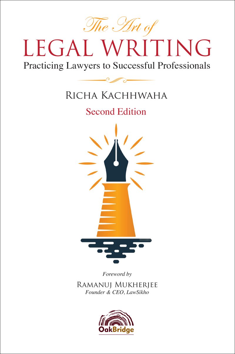 The Art of Legal Writing (2/e) — book cover, by Richa Kacchwaha