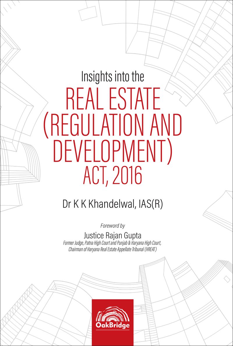Insights into The Real Estate (Regulation and Development) Act, 2016 — book cover, by K K Khandelwal