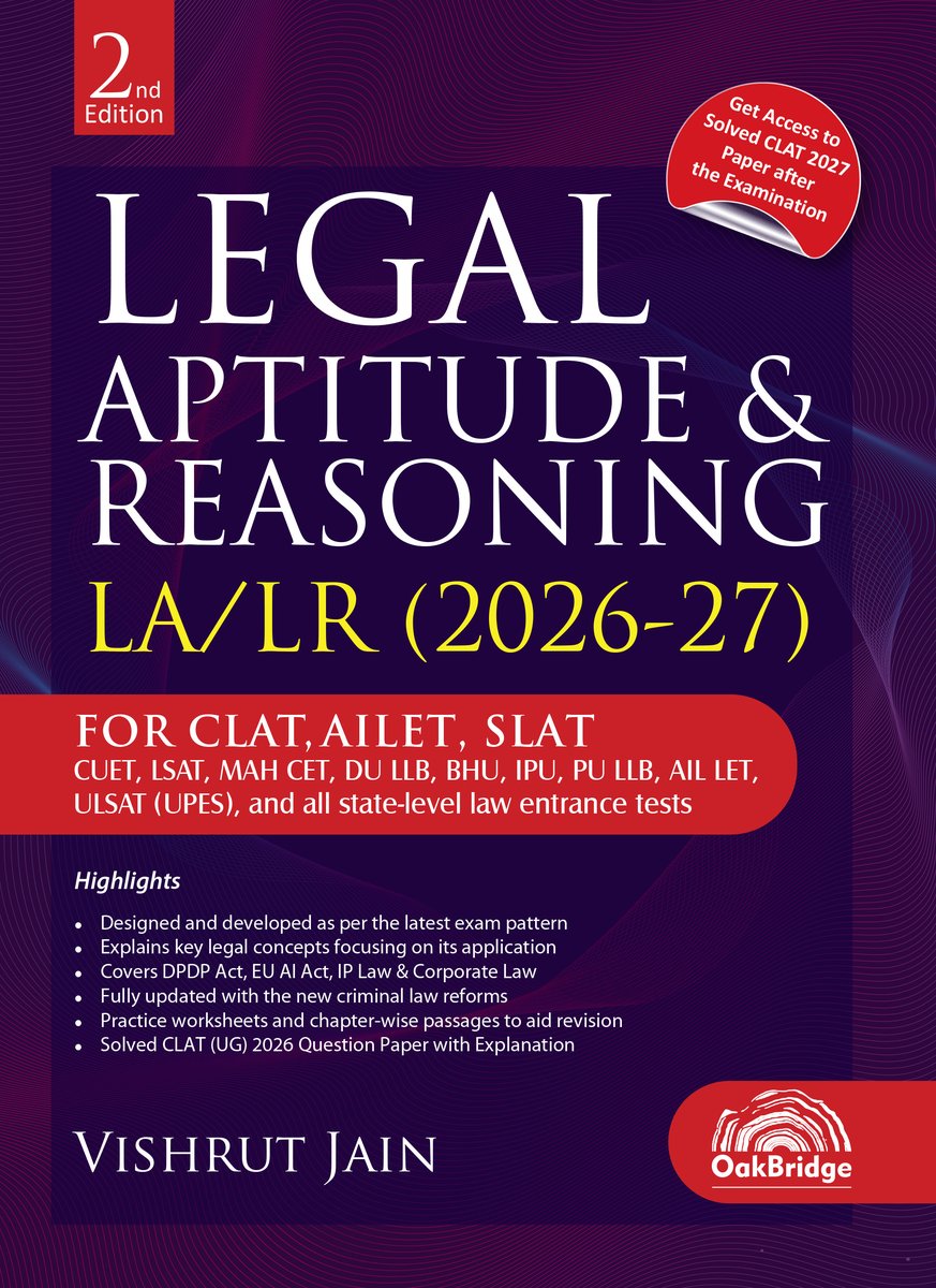 Legal Aptitude & Reasoning LA/LR 2/e (2026-27)