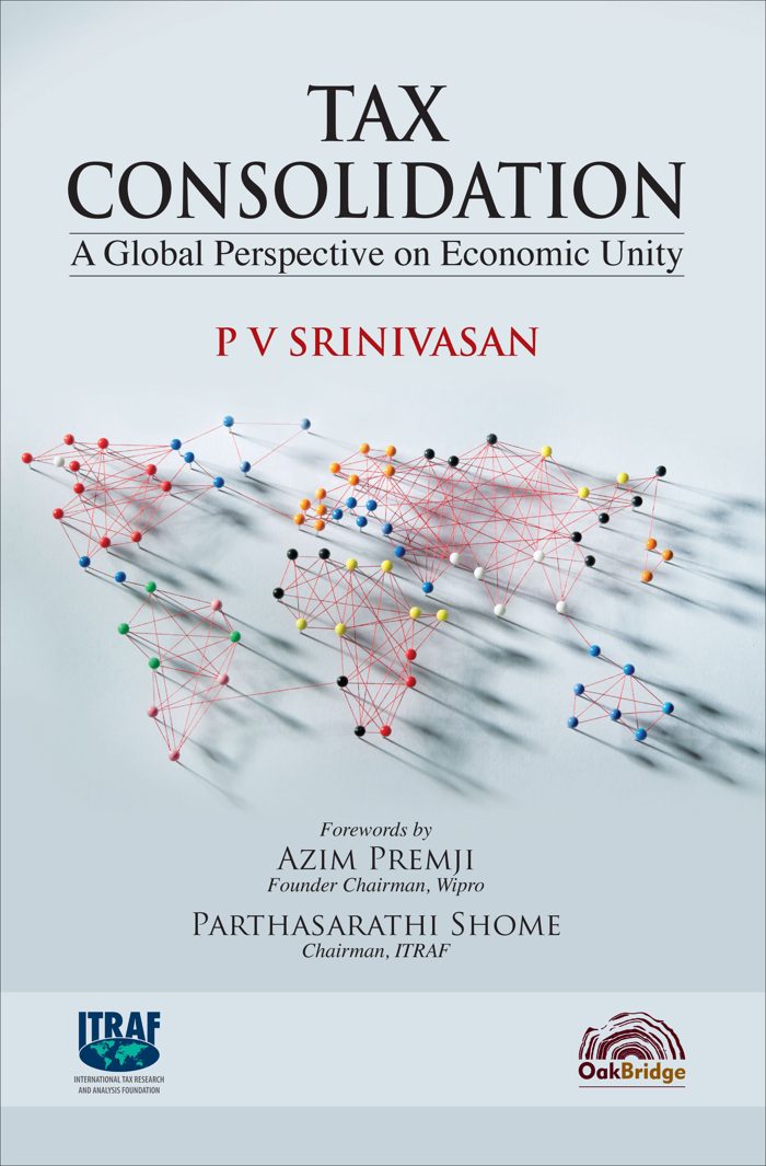 Tax Consolidation - A Global Perspective on Economic Unity — book cover, by PV Srinivasan
