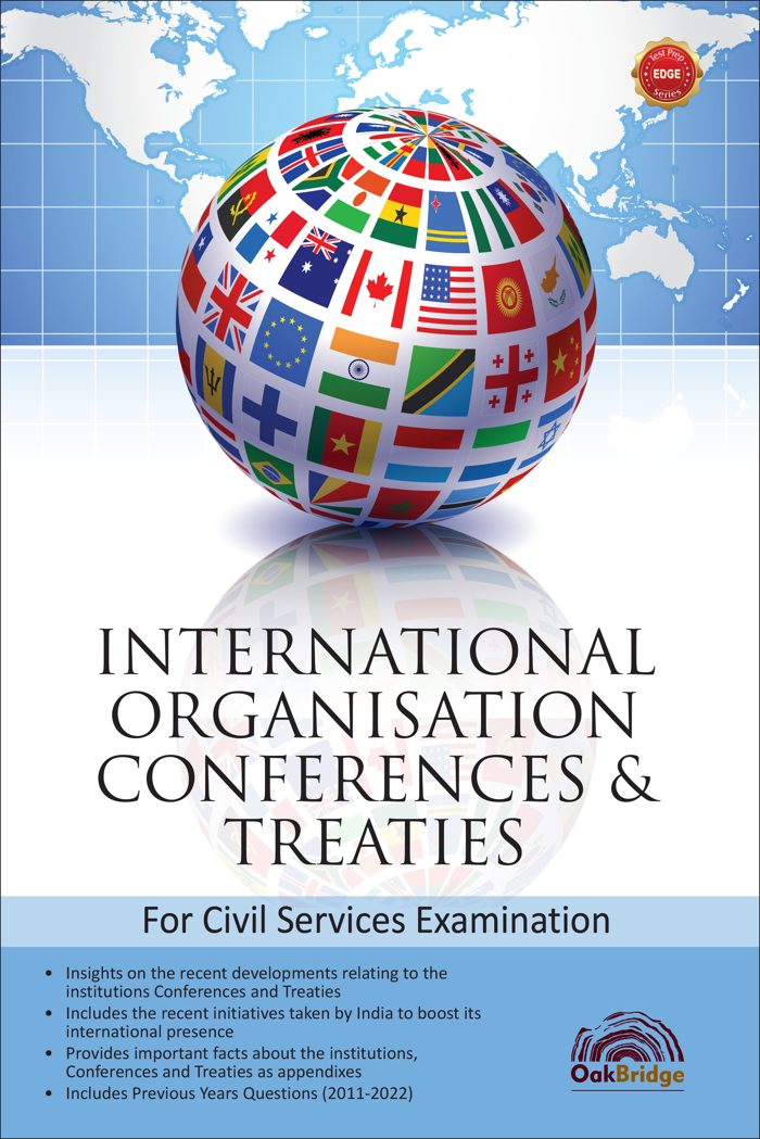 International Organisations, Conferences and Treaties — book cover, by OakBridge