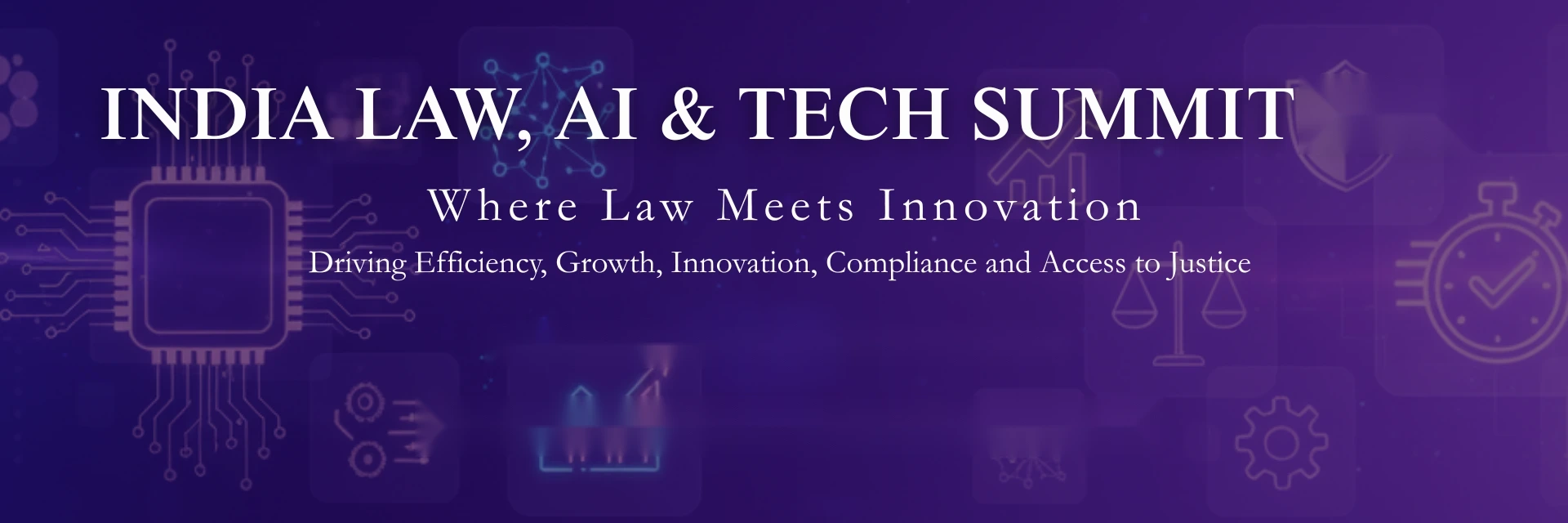 India Law & Tech Summit — event poster